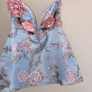 Bella Embroidered Mini Dress